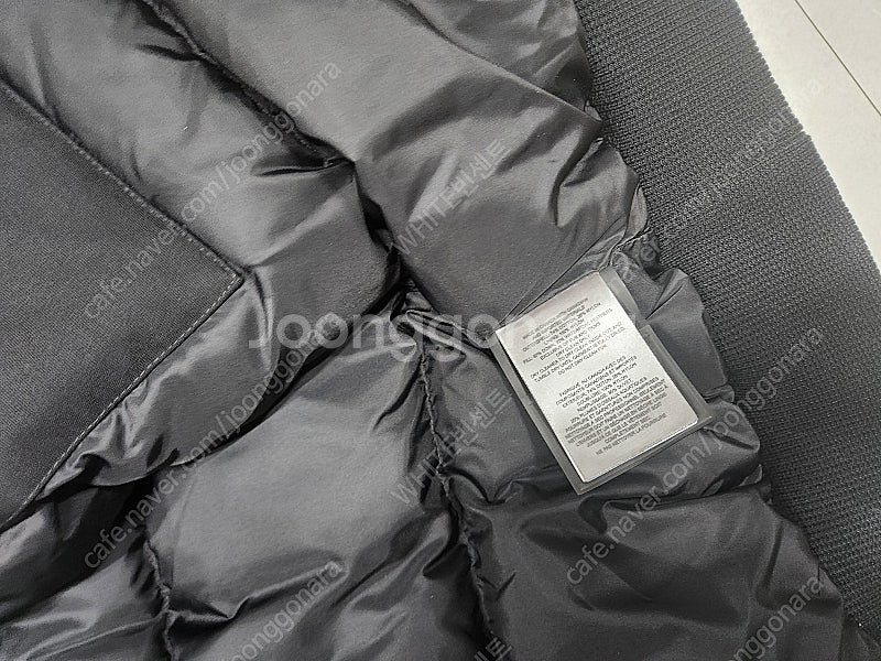 무스너클 발리스틱 패딩쟈켓 블랙퍼 남성블랙(거의새것)--3