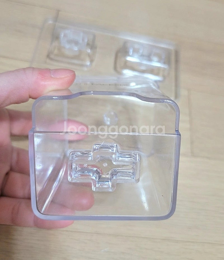 화장솜 면봉 2구 투명 보관함+ 미샤 투명붓 드림--6