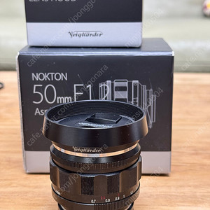 보이그랜더 녹턴 50mm 1.2 보익 50.2 후드 포함