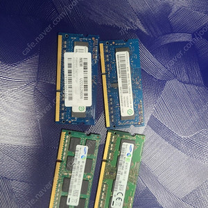 노트북 메모리 ddr3 4기가 4개팝니다.