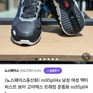 노스페이스 고어텍스 트레킹화