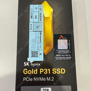 [하이닉스 국내 정발] GOLD P31 M.2 2T 팝니다.