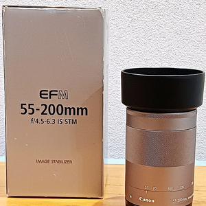 캐논 EFM 55-200 망원 15-45 번들