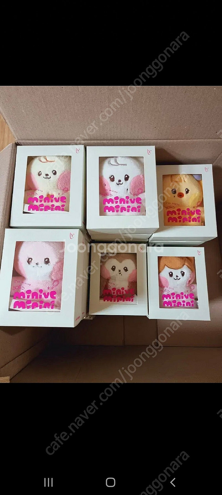 아이브 미니니 미니브 코스튬 플러시 응원봉 라인프렌즈--1
