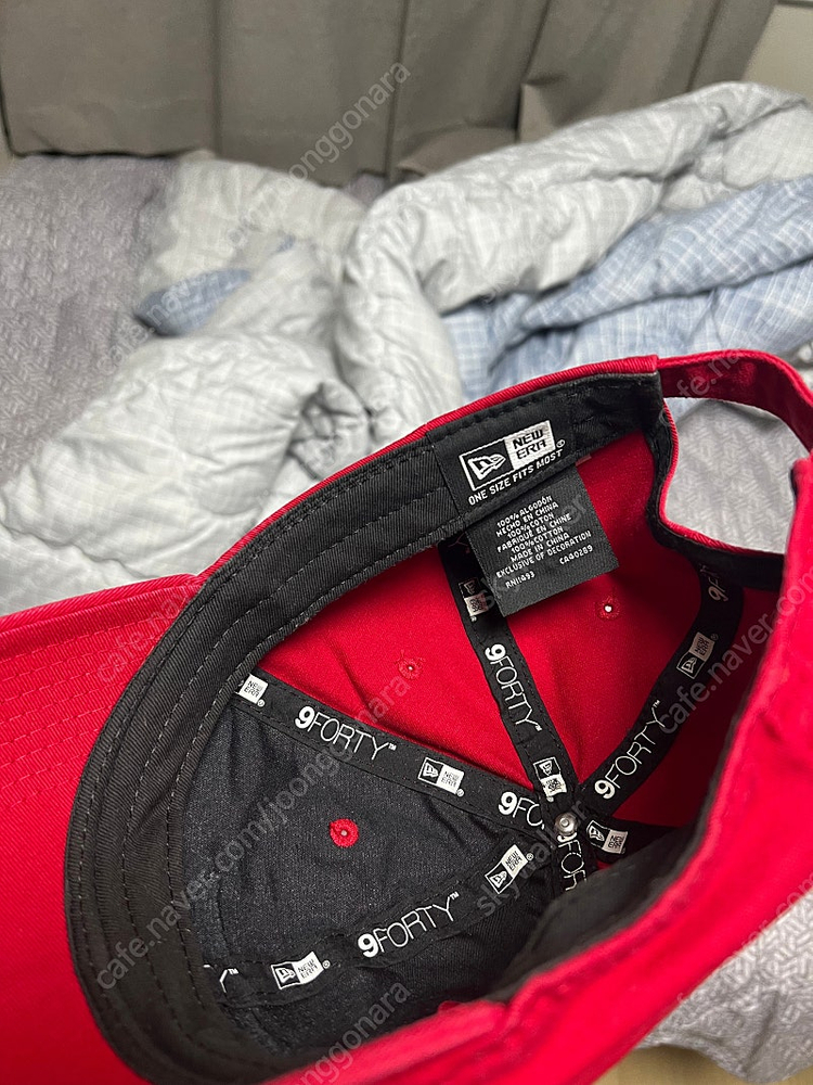 뉴에라 언스트럭쳐 볼캡 레드--2