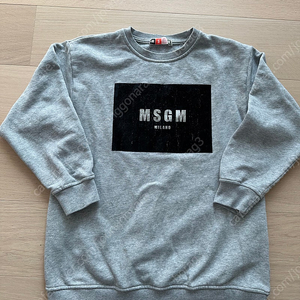 msgm 기모 맨투맨 6y