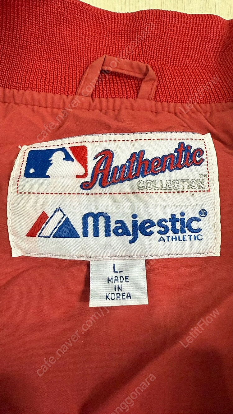 마제스틱 MLB 신시내티 레즈 반집업 바람막이 아노락 ...--2
