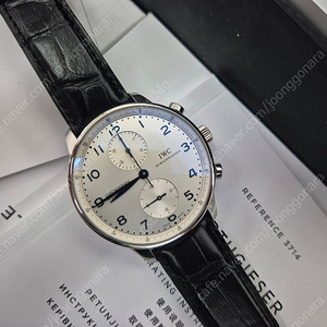 IWC 포르투기저 크로노그래프 블루핸즈