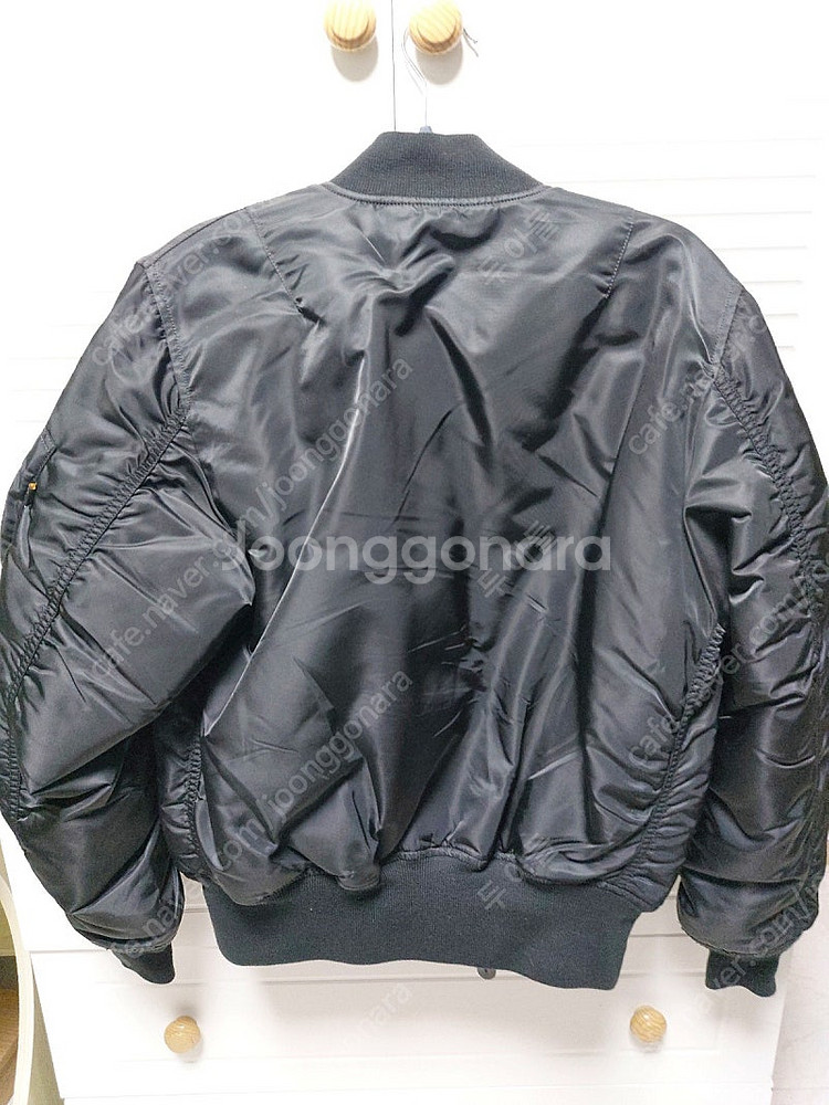 알파인더스트리 ma1 블랙 S 사이즈 항공점퍼--1