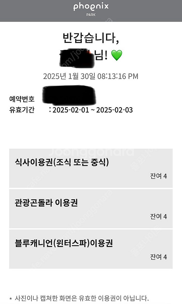 휘닉스파크 조식/중식 식사, 관광 곤돌라, 블루캐니언 ...--0