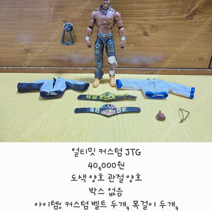 WWE 피규어 판매합니다 (추가 + 가격 변동)