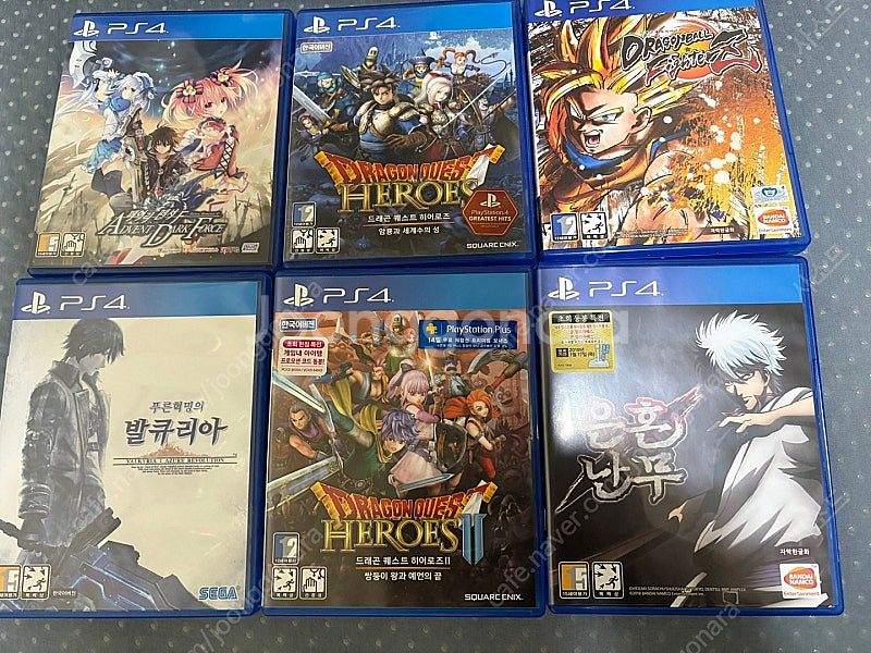 플레이스테이션(ps4)게임시디59장 팝니다--0
