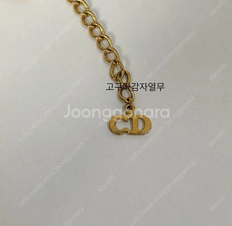 디올 빈티지 목걸이--3