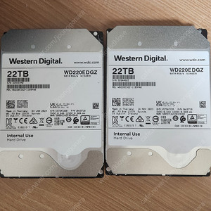 wd 22tb 적출 하드 팝니다.