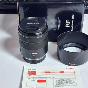 캐논 RF85mm F2 Macro IS STM 팝니다.