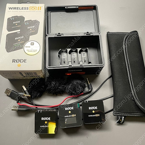 로데 와이어리스 고 2 Rode wireless go 2 마이크 + 충전 케이스