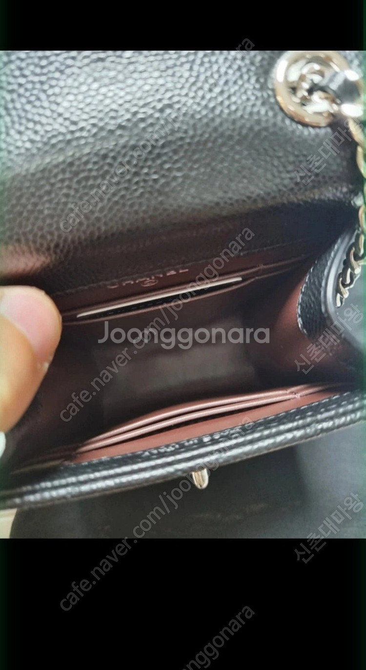 샤넬 폰케이스 백 30번대 샤넬 클래식 캐비어 핸드폰--5