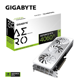 rtx4060ti 16g aero 등 화이트색상 모델 삽니다.