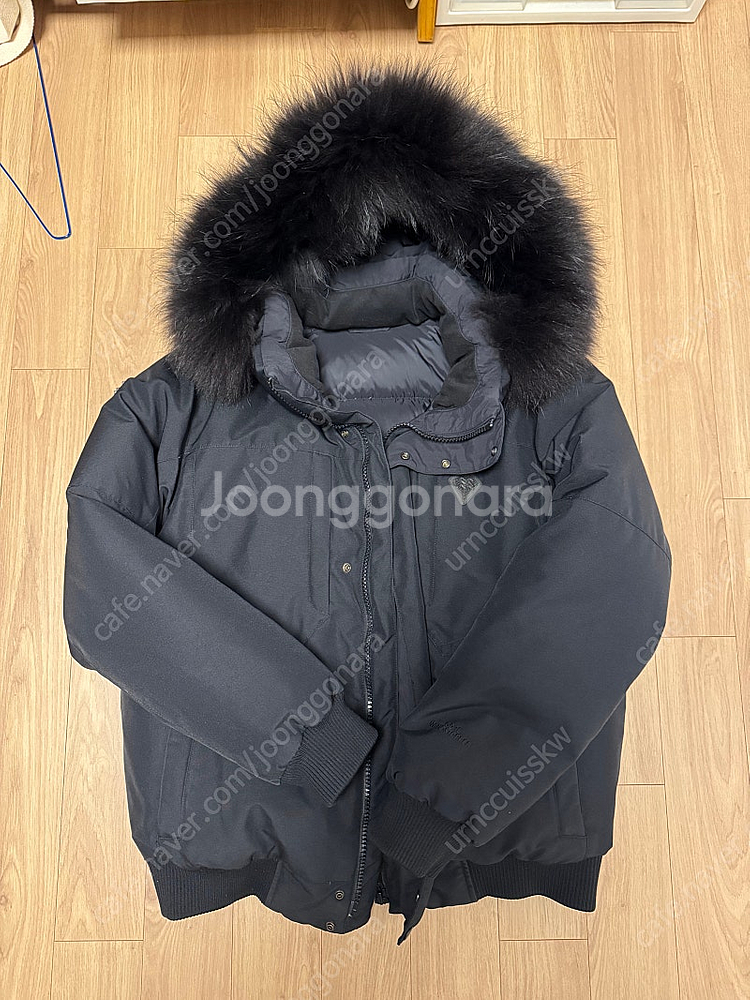 코오롱 주노 숏패딩 블랙 100--0