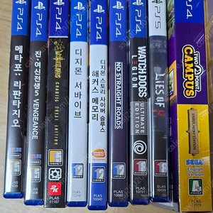 ps4 ps5 게임 팝니다(메타포/진여신전생5/타이니티나/디지몬/p의거짓 등)