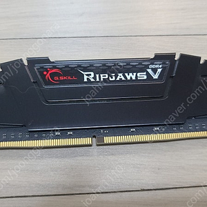 G.SKILL DDR4 32G PC4-25600 CL16 RIPJAWS V VK (32Gx1) 램 메모리 중고