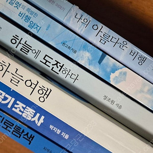 항공 조종사 관련 도서 6권 (유학, 대입 등)