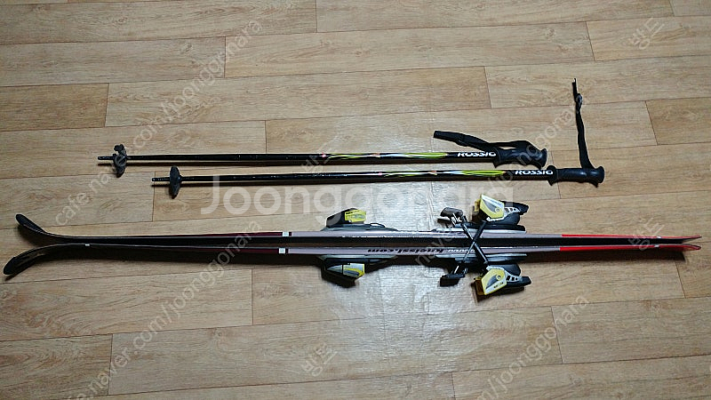 (가격인하) 크나이슬 스키(168), 살로몬 바인딩, 로시뇰 폴 .. 상태 좋음--0