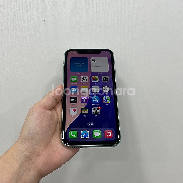 53580 아이폰11 그린 64GB 부산 중고폰 팝니다...--1