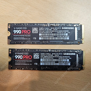 삼성 M.2 SSD 990 pro 1T 거의 새것 팝니다.