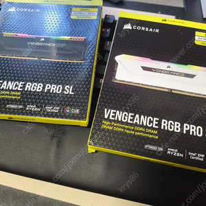 커세어 벤전스 RGB PRO SL 16g X 2 (32gb) 3600mhz (택배비 별도)