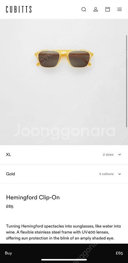 커비츠) 안경 허밍포드 쿼츠 컬러 & 썬 클립--2