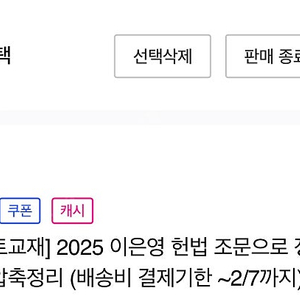 2025 이은영 헌법 조문으로 정리한 통치구조 압축정리