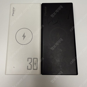 모루이 무선충전가능 보조배터리 30000mah 2개