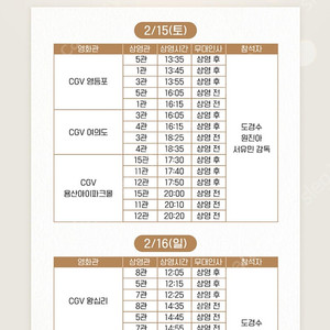 2/15~16 말할 수 없는 비밀(무대인사) 양도! 도