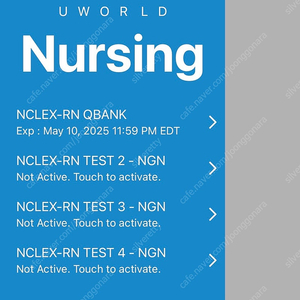 엔클렉스 유월드 NCLEX Uworld 4개월 양도