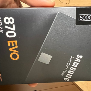 SDD 870 EVO 500GB 미개봉 신품 판매