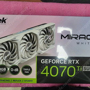 이엠텍 4070 Ti 슈퍼 미라클 화이트 16G