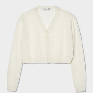 (새상품) 샵마그넷 wely mohair cardigan 아이보리