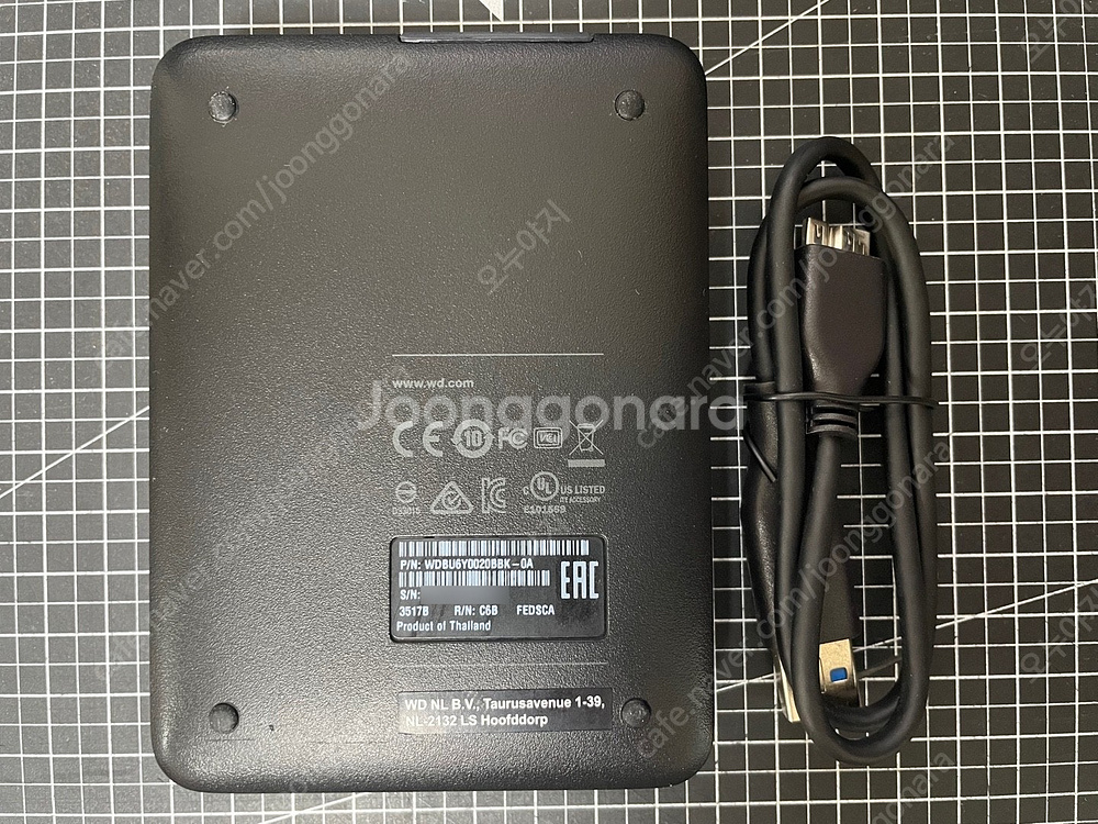 안전거래 우체국택배 / WD 엘레멘츠 무전원 USB 3...--1