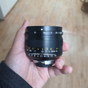 7장인(7artisans) 50mm f1.1 라이카 m마운트 팔아요