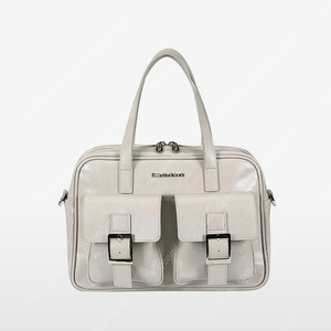 필인더블랭크 PK Middle Shoulder Bag (glossy) (grey)