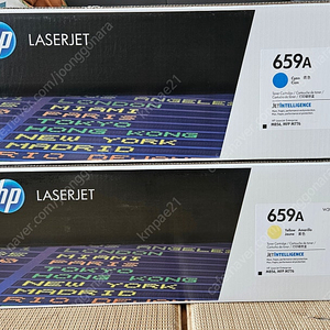 HP 정품토너 W2011A, W2012A 각각 1개 팝니다.