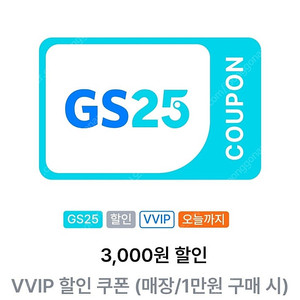 gs25 1만이상 3천쿠폰 2장일괄