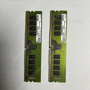 데스크탑용 삼성 DDR4 PC4 16G 3200AA 메모리 램 판매합니다(2개)