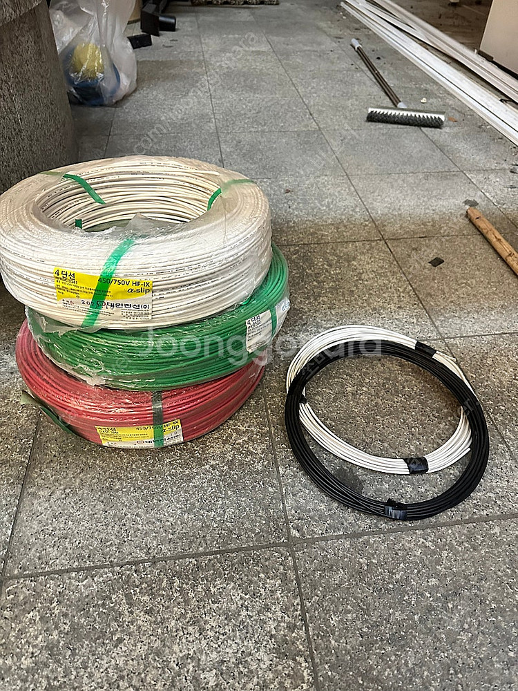 4SQ 단선 전선 300M 3종류 세트--0