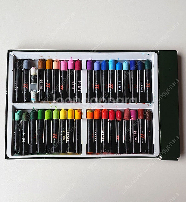 오일파스텔 몇가지 펜텔, 미야, 쿠에록스, 조르조네--4