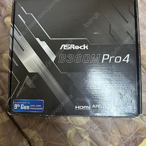 i3-8100 + Asrock B360m pro4 + 쿨러