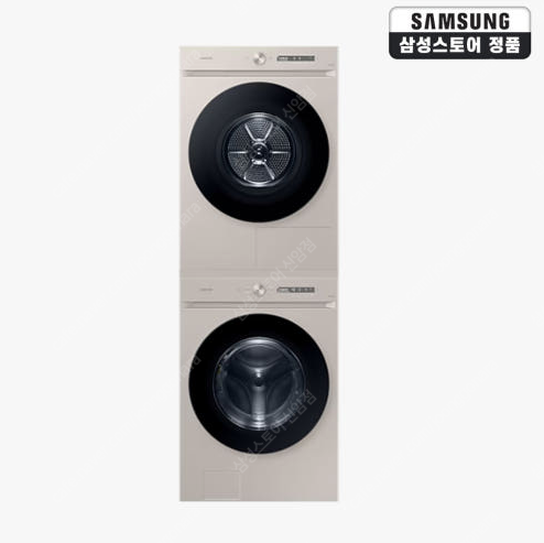 삼성 비스포크 세탁기+건조기 25/22kg WF25D2...--0