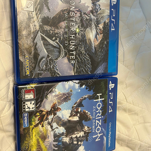 PS4 플스4 몬스터헌터 월드, 호라이즌 제로던