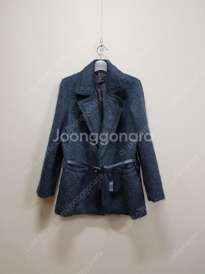 한섬 랑방 20FW 모헤어 벨티드 자켓 S 사이즈--0